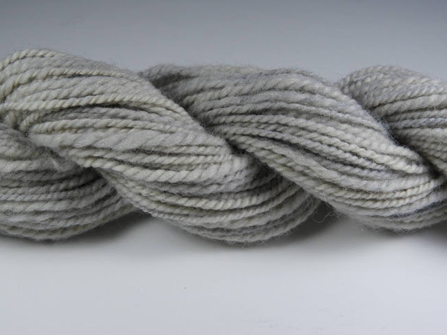 Handspun Gotland Wool Yarn: Steel Magnolia